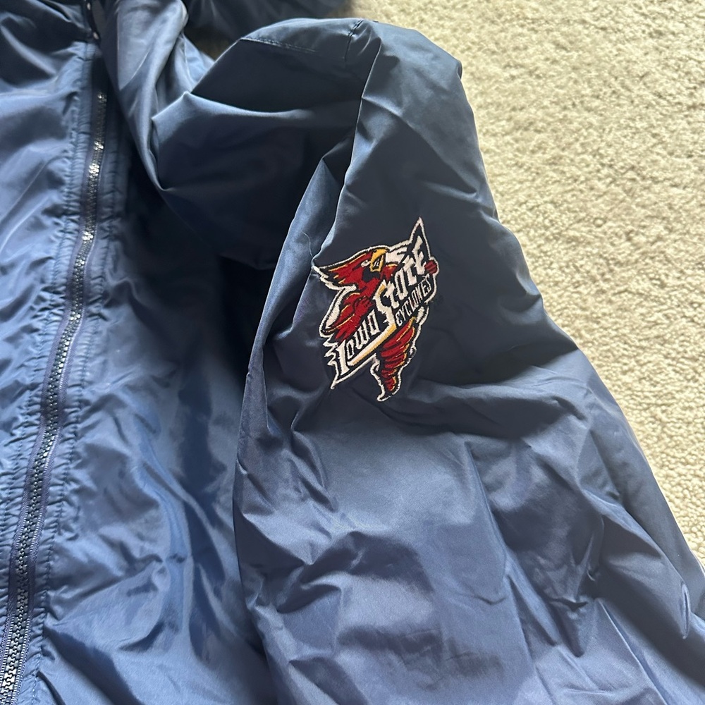 Iowa State Navy Jacket with Red Lettering - Picture 3 of 4